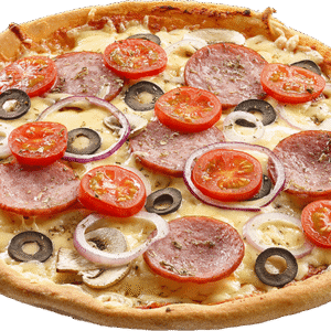 Taco Pizza <span>Tango Salsa, Onions, Lean Beef, Ranch Fresh Tomatoes & Fresh Lettuce</span>